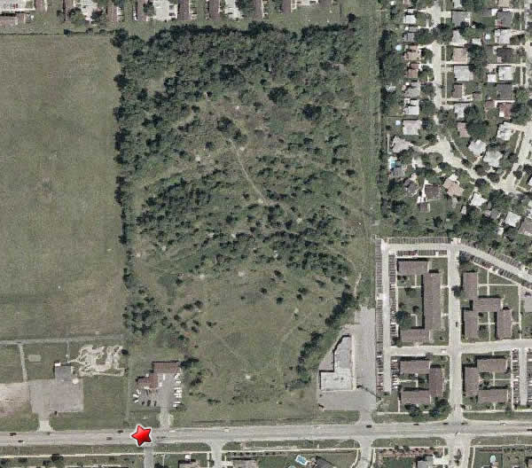 Holiday Drive-In Theatre - Aerial